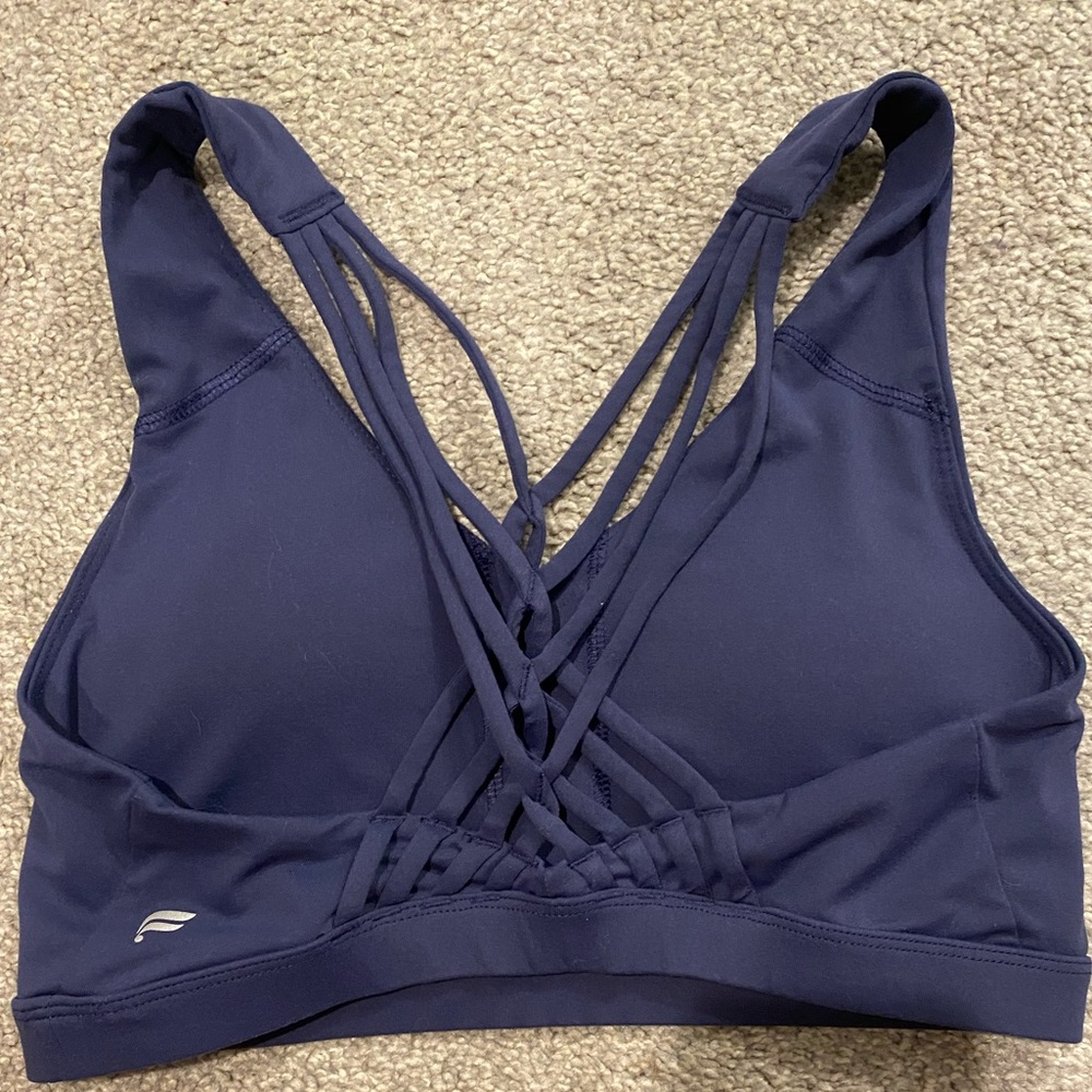 FABLETICS NAVY SPORTS BRA NEW!